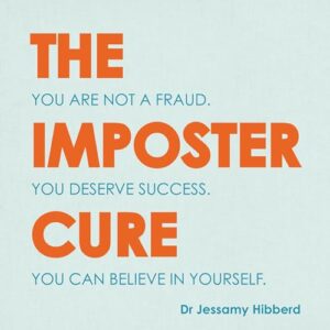 A quote from dr. Hibberd that reads " the imposter cure."