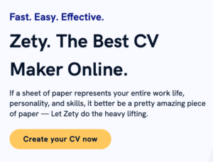 Zety - top resume creation tool for job hunters